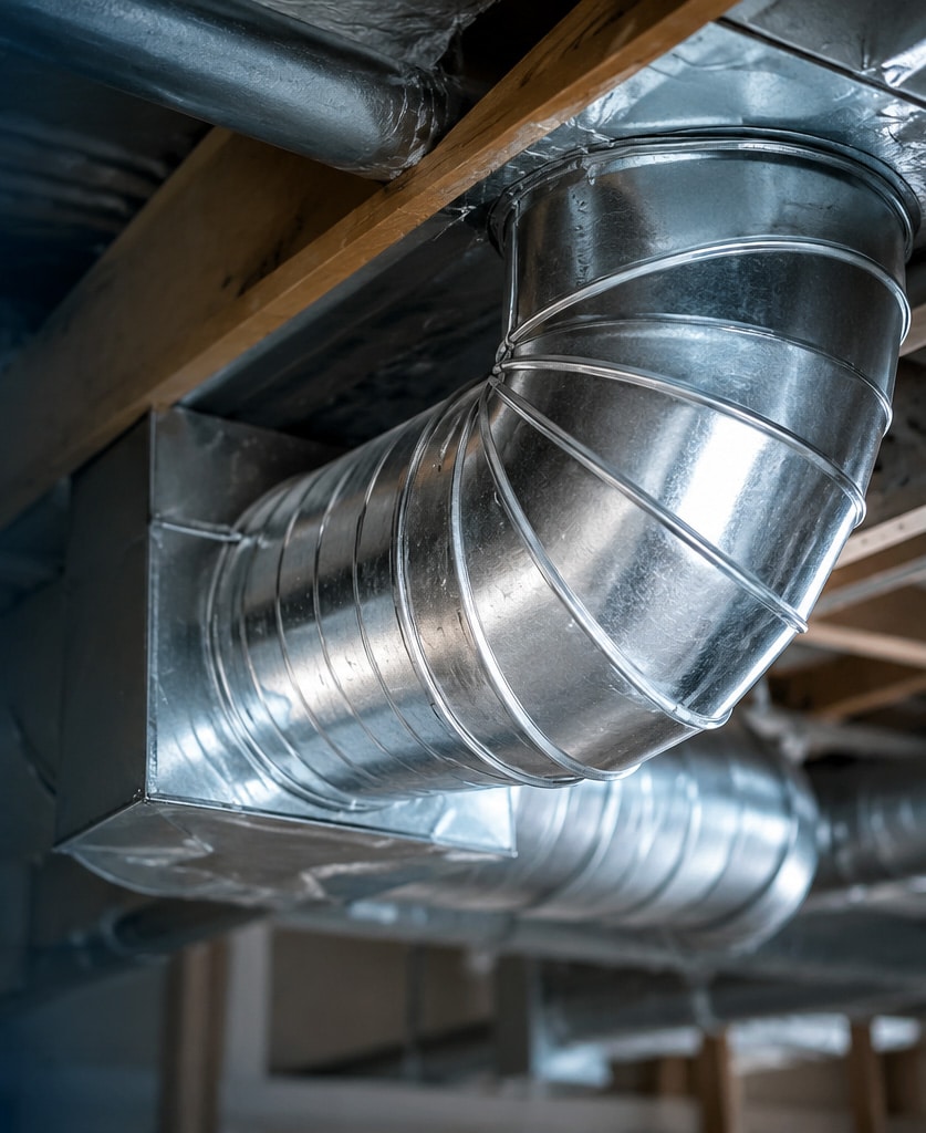 Residential HVAC air duct system for air duct repair and replacement in Sacramento